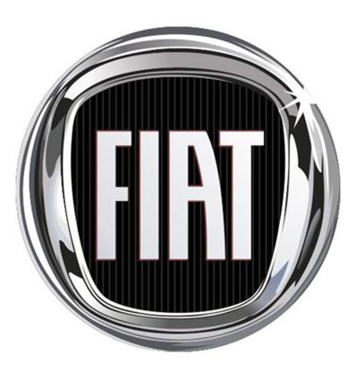 Samolepka na stredy kolies živicová 4ks LOGO FIAT 59mm